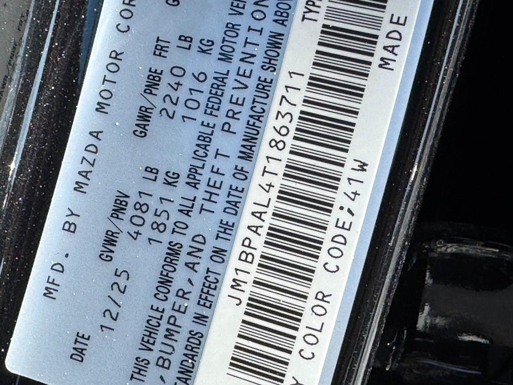 2026 Mazda Mazda3 Sedan 2.5 S