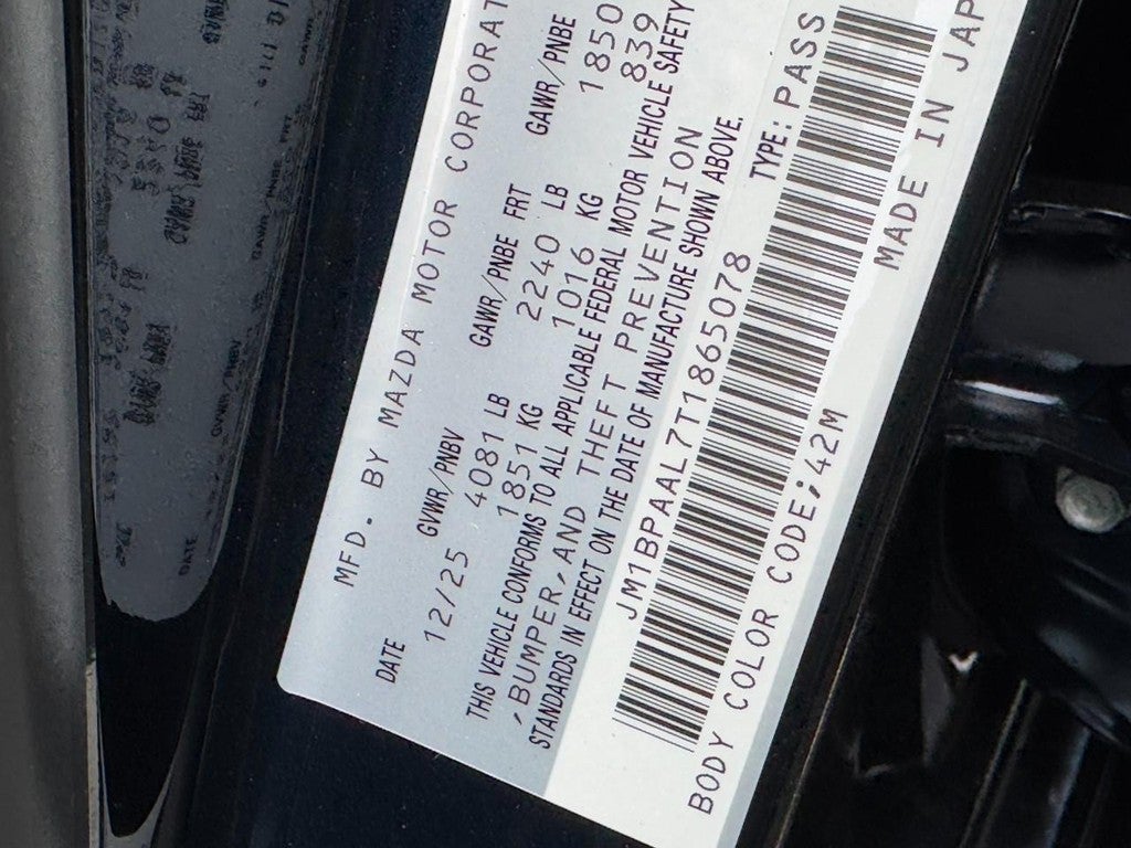 2026 Mazda Mazda3 Sedan 2.5 S