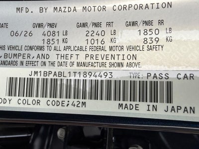 2026 Mazda Mazda3 Sedan 2.5 S Select Sport