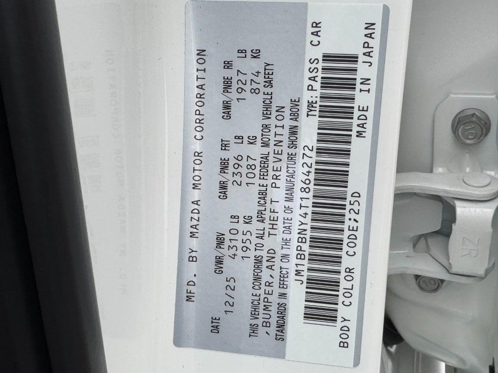 2026 Mazda Mazda3 Hatchback 2.5 Turbo Premium Plus AWD