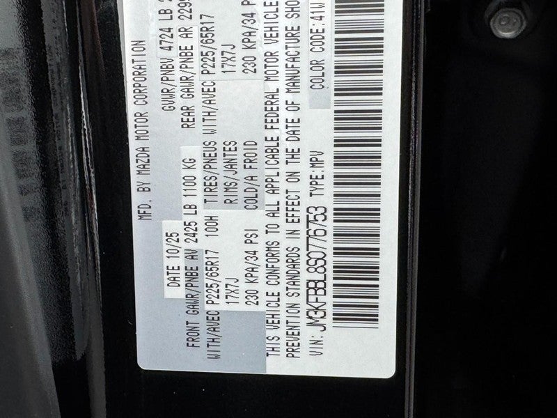 2025 Mazda Mazda CX-5 2.5 S Select AWD