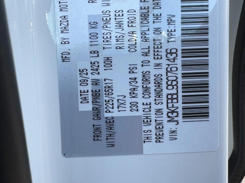 2025 Mazda Mazda CX-5 2.5 S Select AWD