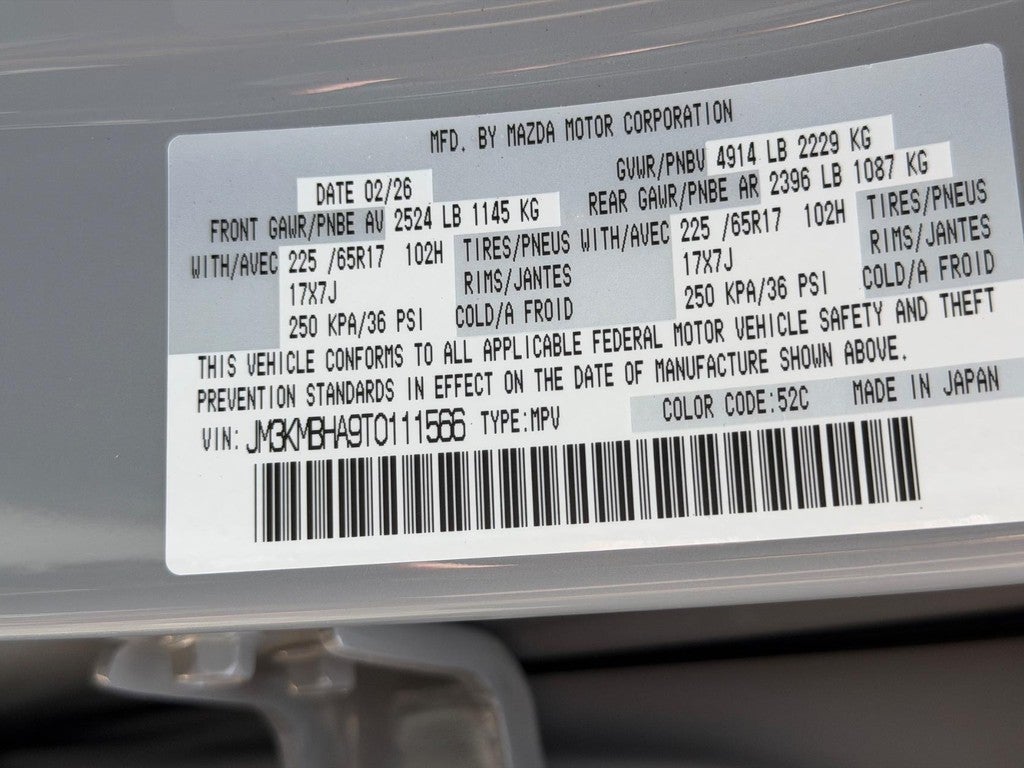 2026 Mazda Mazda CX-5 2.5 S Select AWD