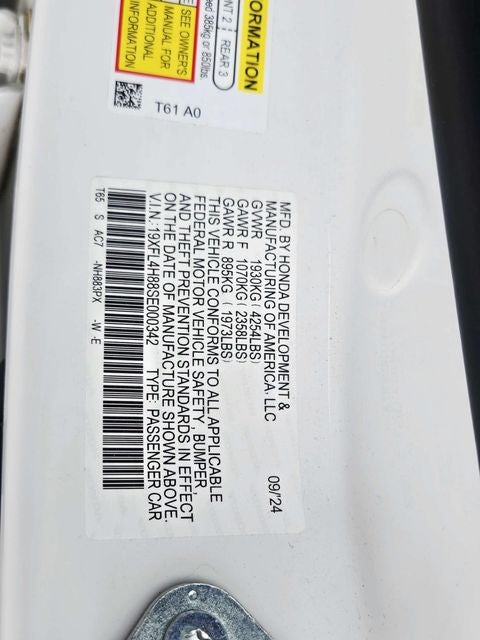2025 Honda Civic Hybrid Sport
