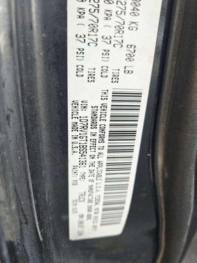 2011 RAM 1500 Outdoorsman