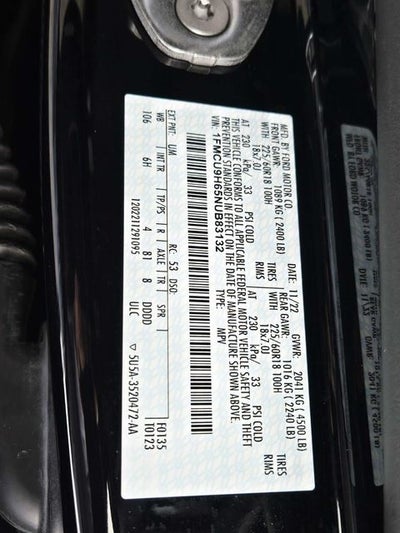 2022 Ford Escape SEL