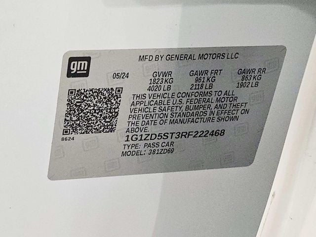 2024 Chevrolet Malibu LT 1LT