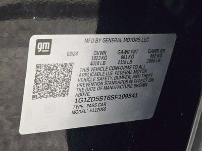 2025 Chevrolet Malibu LT 1LT