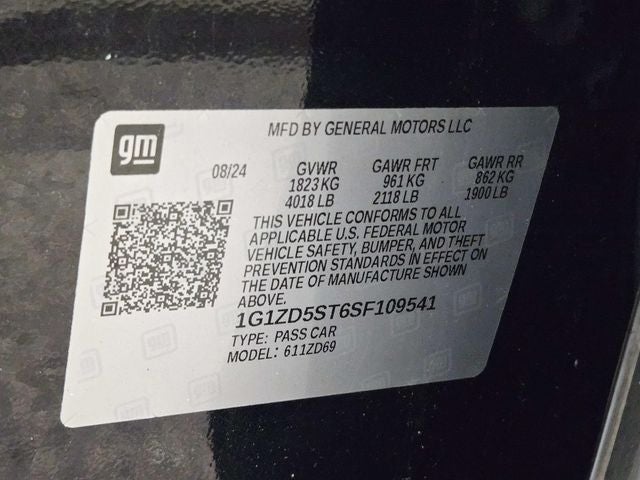 2025 Chevrolet Malibu LT 1LT