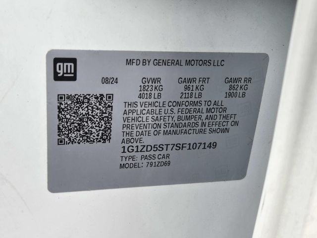 2025 Chevrolet Malibu LT 1LT