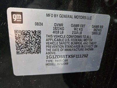 2025 Chevrolet Malibu LT 1LT
