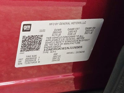 2022 Chevrolet Traverse LT 1LT