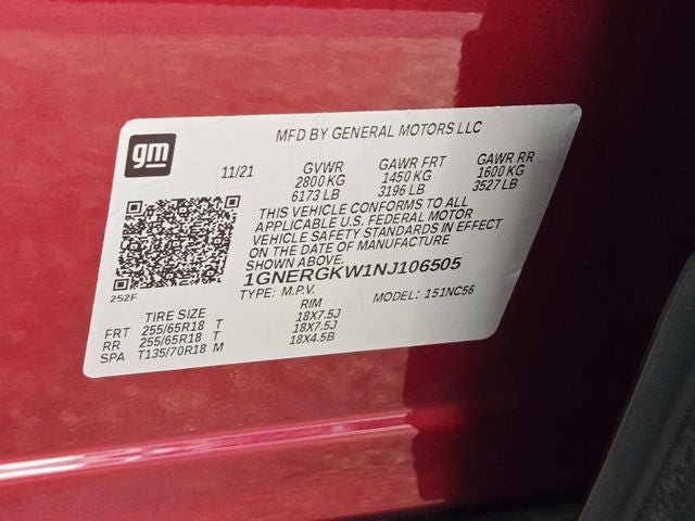 2022 Chevrolet Traverse LT 1LT