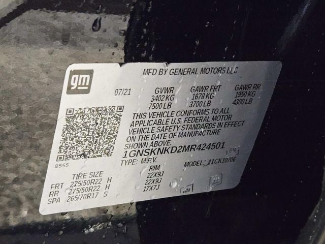 2021 Chevrolet Tahoe LT