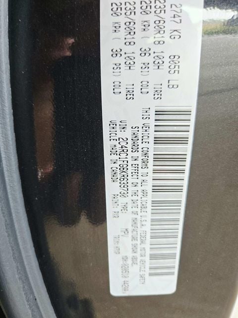 2019 Chrysler Pacifica Touring Plus