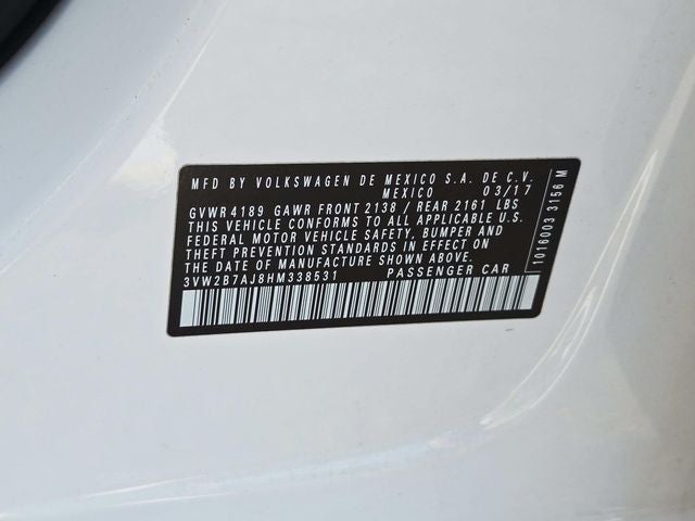 2017 Volkswagen Jetta 1.4T S
