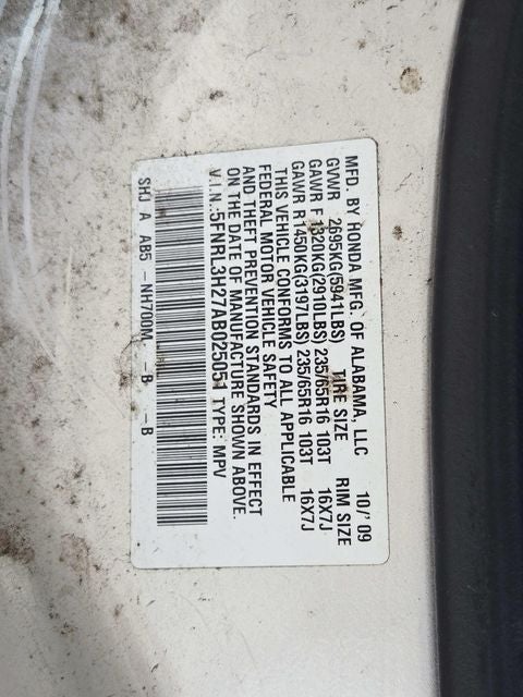 2010 Honda Odyssey LX