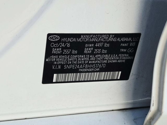 2017 Hyundai Sonata Base