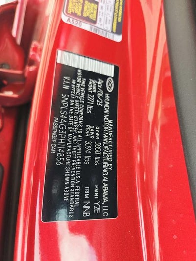 2023 Hyundai Elantra SEL