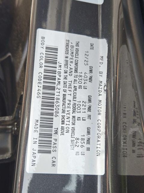 2026 Mazda Mazda3 Hatchback 2.5 S Premium