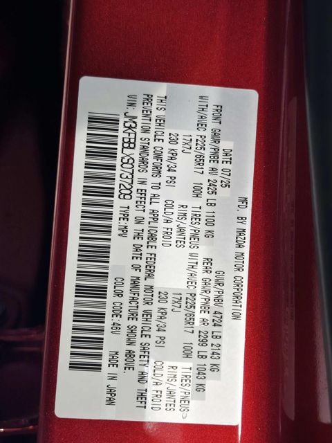 2025 Mazda Mazda CX-5 2.5 S Select AWD