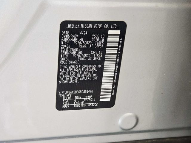 2024 Nissan Armada SL