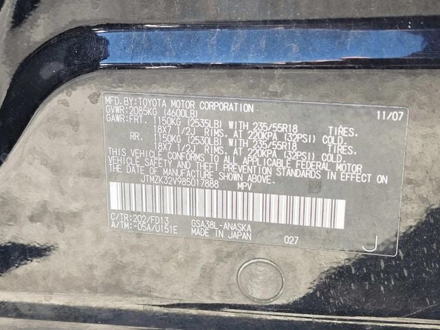 2008 Toyota RAV4 Sport