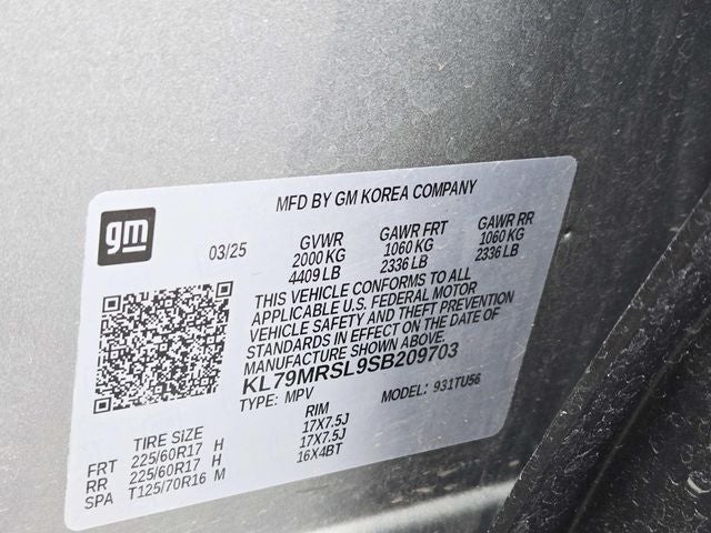 2025 Chevrolet TrailBlazer LT