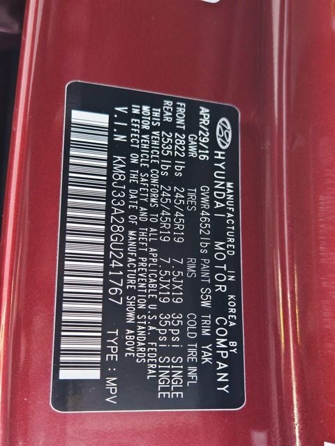 2016 Hyundai Tucson Limited