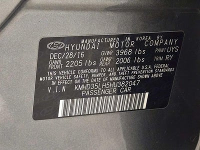 2017 Hyundai Elantra GT Base