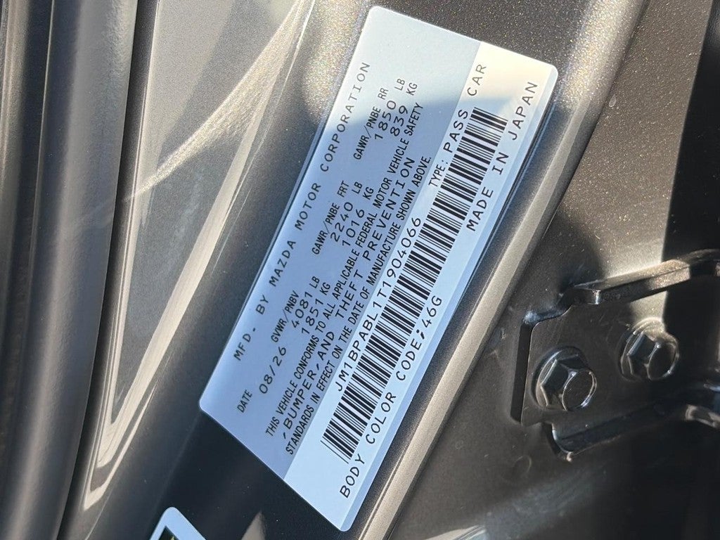 2026 Mazda Mazda3 Sedan 2.5 S Select Sport