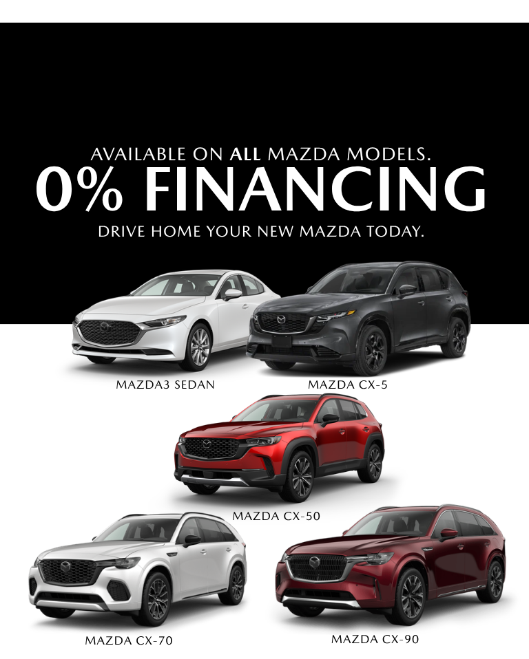 0% Financing On All Mazda Model