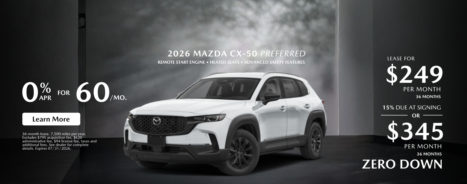 2026 Mazda CX-50 Preferred 0% APR 